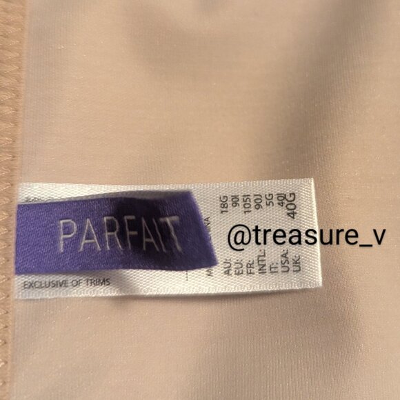 NEW PARFAIT 40G Elissa P50116 Women's Full Bust and Full Figure Strapless Bra - Picture 8 of 10